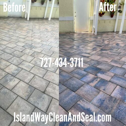 Paver Strip and Reseal