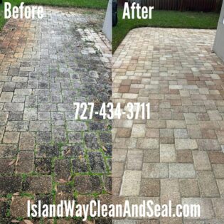 this is why you should seal your pavers if you live in tampa bay florida